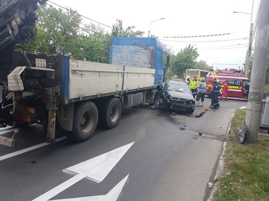 Accident în zona Hipodromului din Ploieşti: o femeie a fost grav rănită, un copil de trei ani a suferit un traumatism cranio-facial minor  - FOTO
