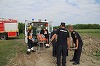 Ialomiţa: Intervenţie a pompierilor pentru scoaterea dintr-un canal a unui bărbat care a rămas blocat în noroi; pentru că nu l-a văzut nimeni, omul şi-a petrecut noaptea în canal. VIDEO