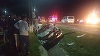 Argeş: Un mort şi doi răniţi grav după ce un autoturism s-a ciocnit cu un autobuz