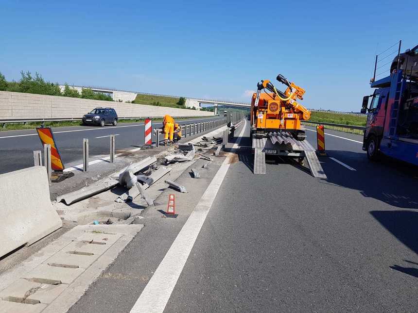 Restricţii pe mai multe sectoare ale Autostrăzii A1 pentru lucrări de reparaţii