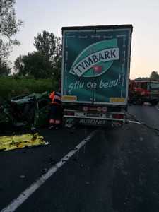 Dâmboviţa: O persoană a murit în urma unui accident produs pe DN 71; traficul este blocat