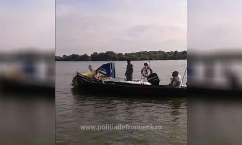 Tulcea: Trei pescari ucraineni, surprinşi la braconat pe braţul Chilia. FOTO/ VIDEO