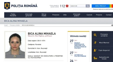 Fosta şefă a DIICOT Alina Bica a fost dată în urmărire generală