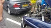 Nouă persoane şi patru autovehicule, implicate într-un accident rutier în judeţul Mehedinţi - FOTO

