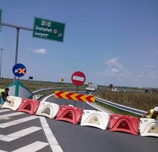 Restricţii de circulaţie pe autostrada A6, drumul de legătură între autostrada A1 şi centura municipiului Lugoj, pentru lucrări de reparaţii