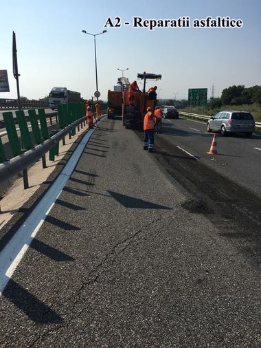 Restricţii de circulaţie pe autostrăzile A2 Bucureşti-Constanţa şi A1 Timişoara-Arad, din cauza unor lucrări