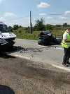 IGSU: Şoferul autoturismului implicat în accidentul din Gorj, resuscitat la faţa locului; opt persoane din microbuz au fost rănite