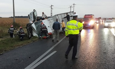 Vrancea: O tănâră a murit în urma unui accident pe E85