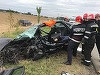 Vrancea: Patru morţi şi doi răniţi grav în urma unui accident; două maşini s-au ciocnit frontal pe E85 - VIDEO