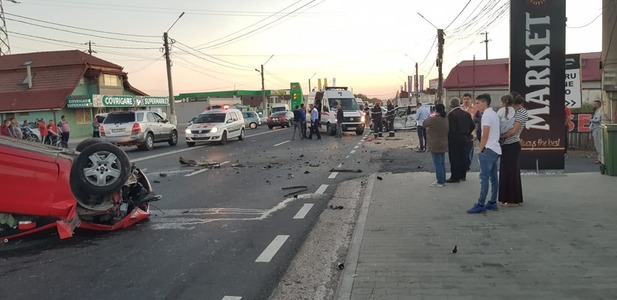 Buzău: Patru persoane, între care un copil de 3 ani, rănite în urma unui accident