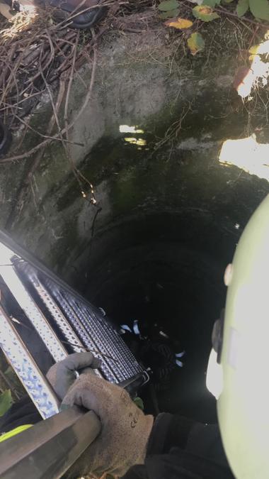 Vâlcea: O femeie în vârstă de 41 de ani a fost salvată de pompieri după ce a căzut într-o fântână dezafectată, unde a stat două zile. VIDEO
