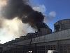 Pompierii intervin pentru lichidarea unui incendiu izbucnit la filtre de la un turn de răcire din combinatul Azomureş