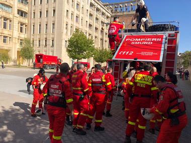 Exerciţiu Seism 2018: Dăncilă, la Academia de Poliţie: Întotdeauna trebuie să fim pregătiţi. Am speranţa că acest exerciţiu va fi un semnal de alarmă şi pentru populaţie