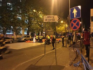 Exerciţiu Seism 2018: Acţiuni de amploare la Spitalul Floreasca; în 15 minute cadrele medicale au primit 40 de pacienţi, iar numărul acestora va creşte. FOTO