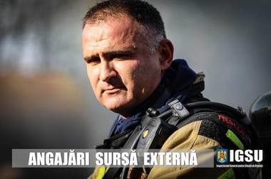 IGSU anunţă că recrutează, prin încadrare directă, angajaţi pentru 244 de posturi la nivel naţional