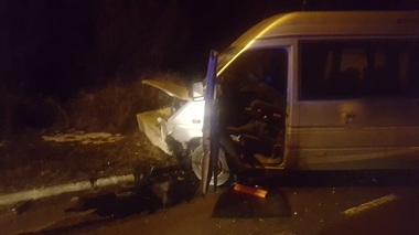 Accident cu 8 răniţi la intrarea în Turnu - Măgurele - FOTO