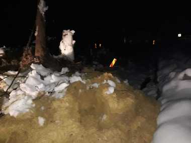 Bihor: Circulaţie blocată pe DN 76, după o alunecare de teren care a afectat carosabilul pe o lungime de aproximativ treizeci de metri