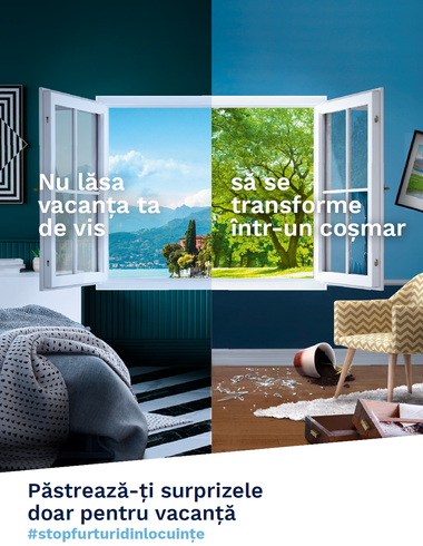 Poliţia lansează campania de prevenire a furturilor din locuinţe ”Păstraţi surprizele doar pentru vacanţă!” Printre mesaje: ”Nu-ţi transforma vacanţa într-o perioadă de reduceri pentru hoţi!” - VIDEO