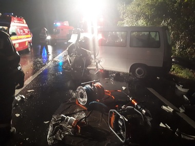 UPDATE - O femeie şi un bărbat au decedat, iar alte două persoane au fost rănite, în urma unui accident produs  DN 66 Haţeg - Simeria - FOTO