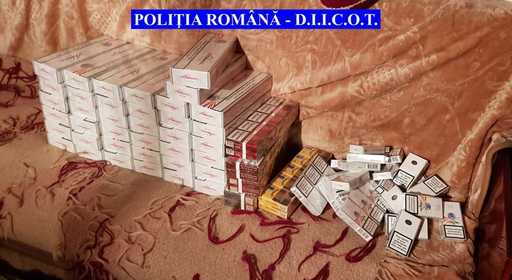 Şapte persoane, reţinute după percheziţii în Neamţ şi Harghita pentru destructurarea unei grupări de contrabandă cu ţigări