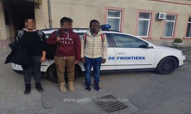 Trei cetăţeni din Sri Lanka, prinşi de poliţiştii de frontieră din Satu Mare când încercau să treacă ilegal în Ungaria pentru a ajunge în Spaţiul Schengen