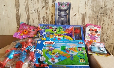 Peste 22.000 de jucării şi produse pentru copii, în valoare de peste 4,6 milioane de lei, confiscate de poliţişti 