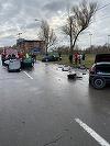 Şase răniţi într-un accident rutier în staţiunea Mamaia, după ce o maşină a pătruns pe contrasens şi a lovit alte două/ În autoturismul care a provocat accidentul, poliţiştii au găsit pliculeţe cu droguri