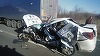 Maşină de Poliţie, implicată într-un accident rutier în Caraş-Severin; un poliţist a fost rănit
