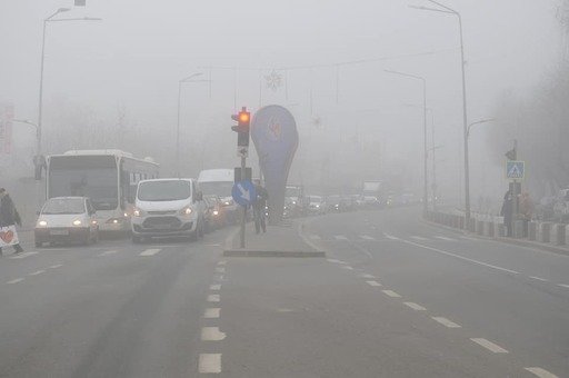 Ceaţă în 29 de judeţe şi în Capitală