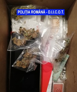 Mehedinţi: Patru persoane reţinute, după ce doi bărbaţi au primit un colet din Belgia cu cocaină şi cannabis