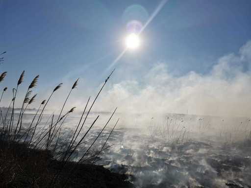 UPDATE - Pompierii din Bucureşti intervin pentru stingerea unui incendiu de vegetaţie uscată care se manifestă pe 30.000 de metri pătraţi, între localităţile Periş şi Dârza/ Garda de Mediu a făcut verificări - VIDEO