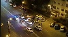 Urmărire pe străzile Constanţei pentru oprirea unei maşini care transporta un utilaj voluminos, după ce şoferul a fugit la vederea poliţiştilor. Două maşini de poliţie au fost avariate  
