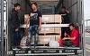 Arad: Patru migranţi, depistaţi ascunşi într-un camion în timp ce încercau să treacă ilegal graniţa - FOTO
