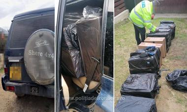 Suceava: 34 de percheziţii pentru destructurarea a trei grupări specializate în contrabandă cu ţigări 