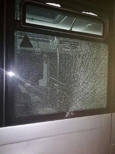 Constanţa: Autobuz vandalizat de persoane neidentificate - FOTO, VIDEO
