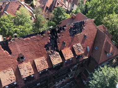 UPDATE Incendiu la Hotelul Triumf din Capitală | FOTO-VIDEO