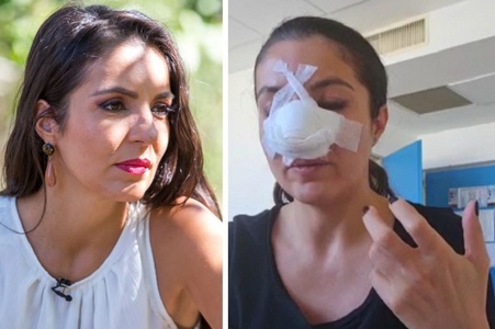 O femeie este audiată de poliţiştii din Bucureşti, fiind suspectată că a agresat-o pe Cristina Joia, designer în emisiunea "Visuri la cheie" - VIDEO