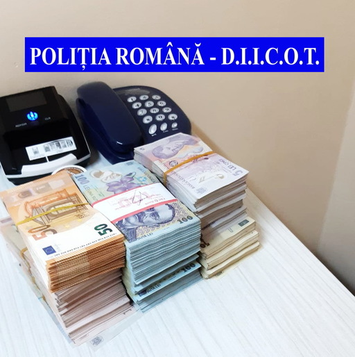 Galaţi: Grupare care se ocupa de cămătărie şi şantaj, destructurată de poliţişti şi procurorii DIICOT