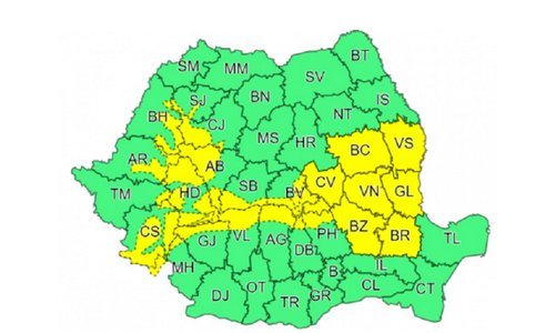 Meteorologi - Precipitaţii, polei şi vânt în toată ţara începând de a ora 16:00. Avertizare cod galben de polei pentru jumătatea de sud a Moldovei, nord-estul Munteniei, sud-estul Transilvaniei. Prognoza pentru Bucureşti