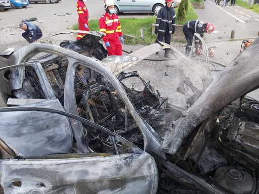 Bărbatul care a decedat în urma exploziei unei maşini, la Arad, era om de afaceri şi fost socru al unui deputat liberal - VIDEO