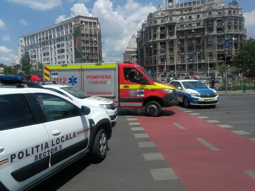 UPDATE - Alerta cu bombă la Curtea de Apel Bucureşti a fost falsă. Traficul în zonă a fost reluat - FOTO