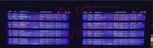 UPDATE - Trafic feroviar perturbat în urma vijeliilor de miercuri seară / Întârzieri de sute de minute / Mai multe trenuri, anulate / Trenurile care circulă spre şi dinspre litoral şi-au reluat traficul pe ruta directă Bucureşti - Constanţa