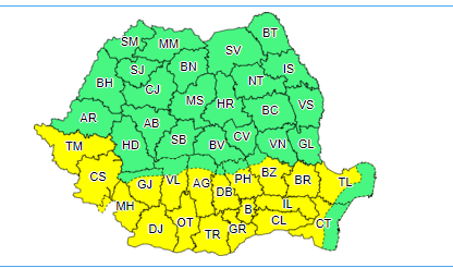 Meteorologii anunţă caniculă şi disconfort termic ridicat / Cod galben, până miercuri seară, în sud-vestul şi sudul ţării / Cum va fi vremea în Bucureşti