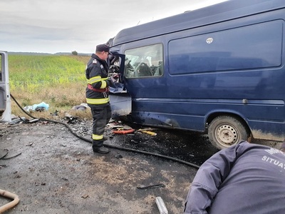 Patru persoane au murit în urma unui accident care a avut loc pe DN2, între Moviliţa şi Sineşti - FOTO