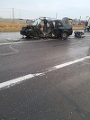 UPDATE - Trafic blocat pe DN2 din cauza unui accident soldat cu decesul unei persoane şi cu rănirea gravă a altor cinci - FOTO