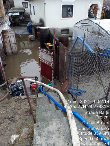 IGSU: 21 de localităţi din 10 judeţe, afectate de fenomenele hidrometeorologice periculoase înregistrate duminică - FOTO
