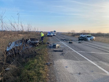 Opt victime, printre care cinci copii, în urma unui accident care a avut loc pe centura ocolitoare a municipiului Timişoara - FOTO
