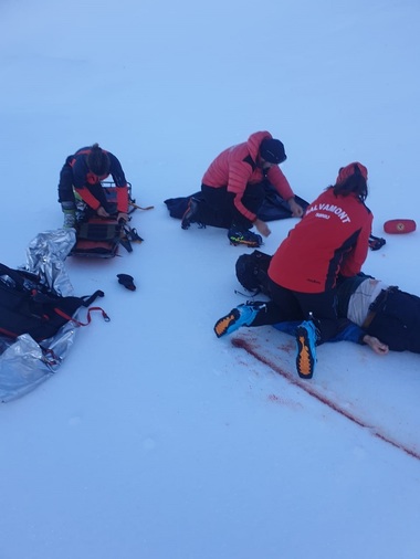 Accident mortal în zona Capra, din Munţii Făgăraş - FOTO