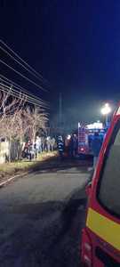 Dâmboviţa: Două persoane, găsite moarte într-o casă cuprinsă de un incendiu
