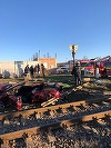 Galaţi - Două persoane au murit după ce maşina lor a fost lovită de tren - FOTO, VIDEO